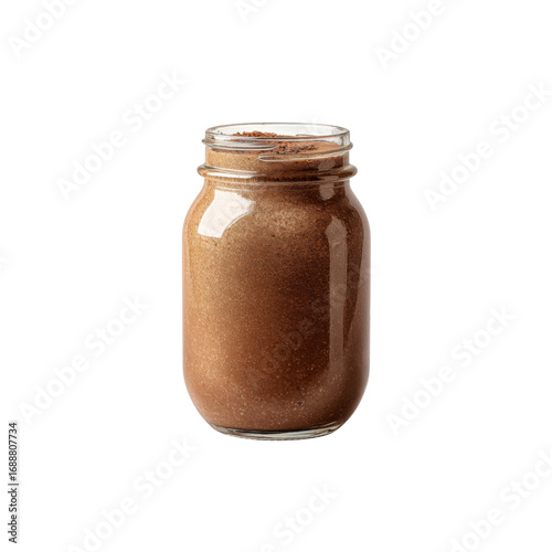 Delicious Chocolate Smoothie in Mason Jar