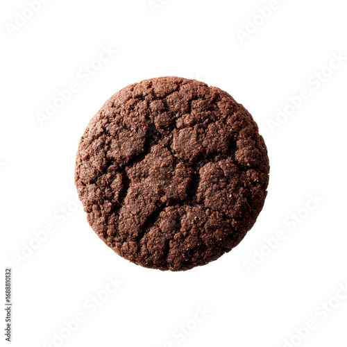 Single Delicious Chocolate Cookie, Overhead View