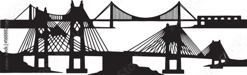 Vector London City Skyline Silhouette

