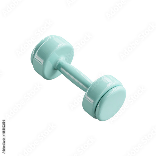 Mint Green Dumbbell for Fitness and Exercise