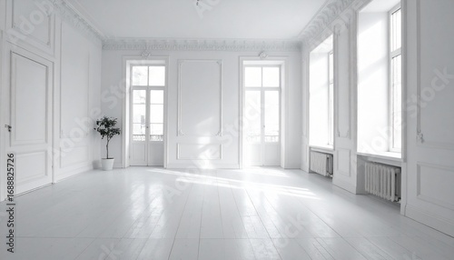 Wallpaper Mural 白い殺風景な部屋 Torontodigital.ca