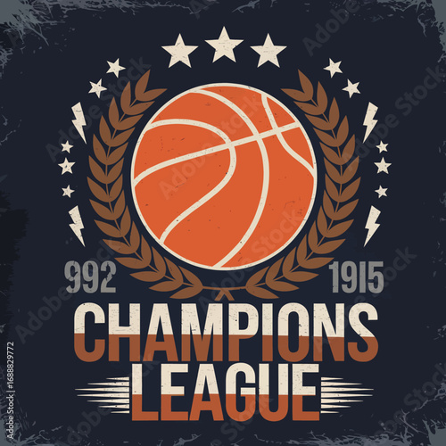  2d vector illustration sports vintage basketball design t shirt icon design celebrating a team's championship items logo ball soccer eagle animal ball 