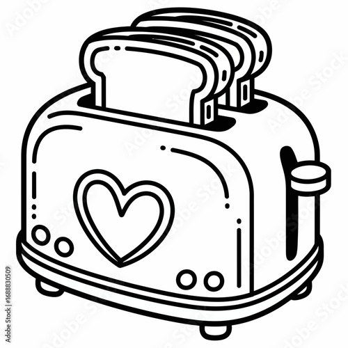 toaster and bread