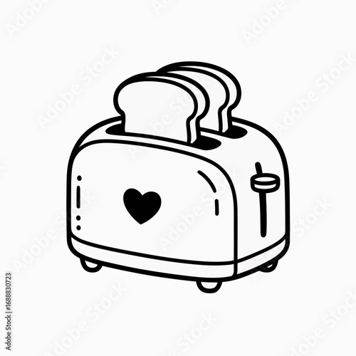 toaster and bread
