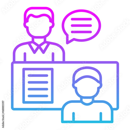 Job interview Icon