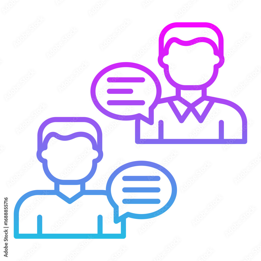Fototapeta premium Conversation Icon
