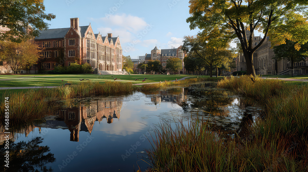 Naklejka premium castle in the park
