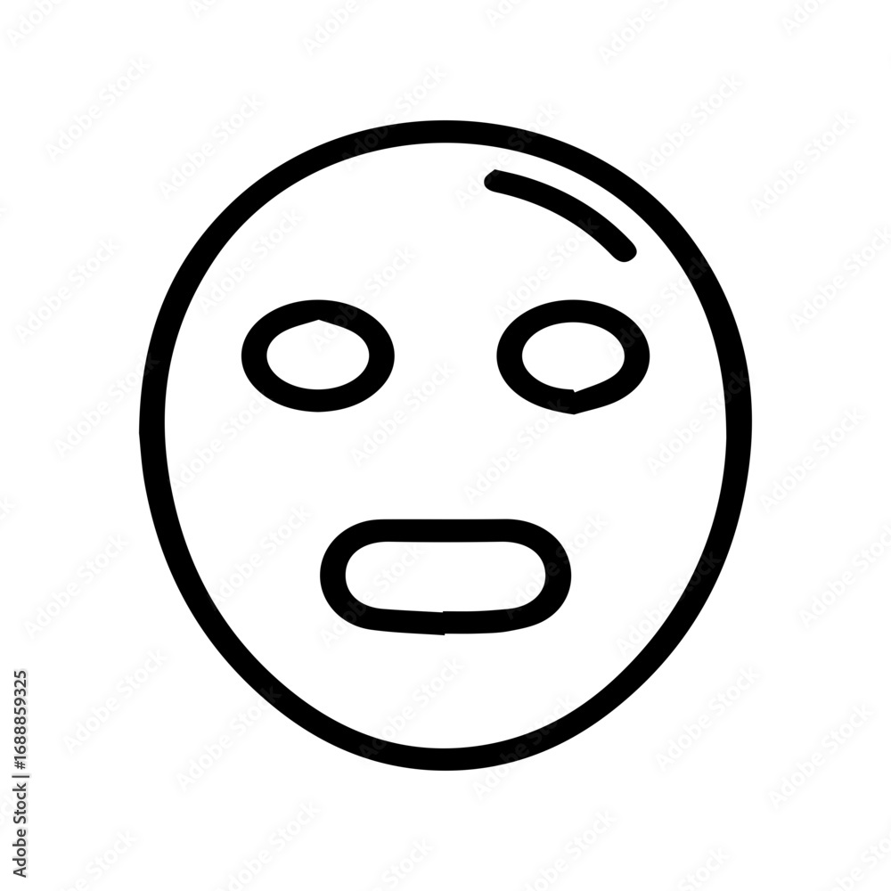 Fototapeta premium Facial Mask Illustration