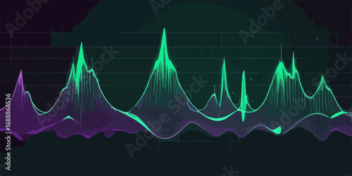 A stylized electrocardiogram on a monitor shows a heartbeat shaping a love heart