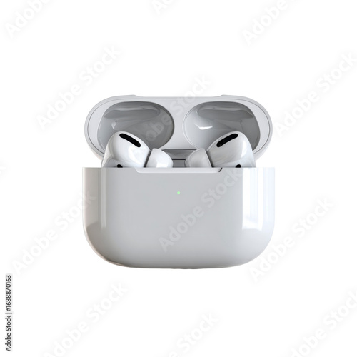 Wireless Earbuds in Charging Case - Modern Technology and Audio