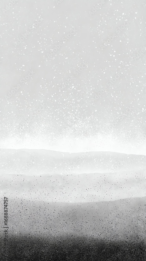 Obraz premium Natural Texture Background for Design Projects, Product Presentations, and Adobe Stock Use – Abstract Monochrome Grunge Texture with Snow-Like Speckles