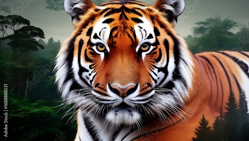 portrait of a tiger