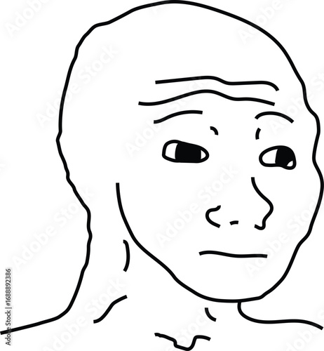 Wojak Feels Guy Classic Face