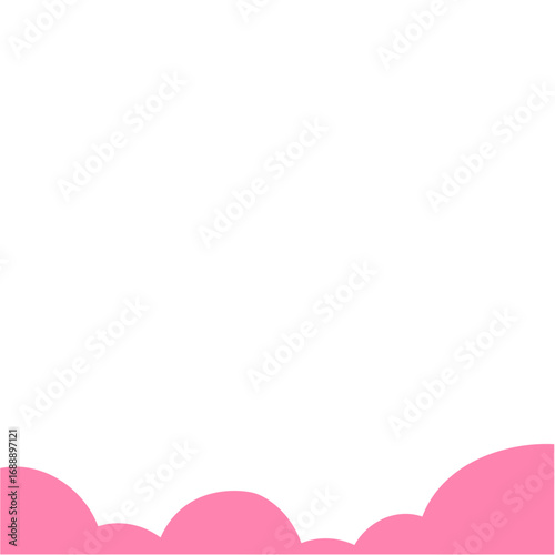 Pink Clouds Border