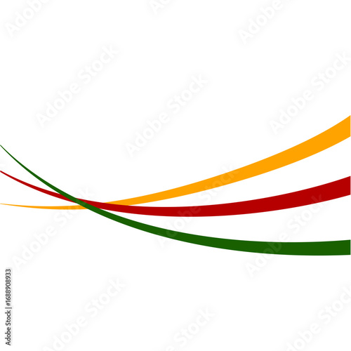 Juneteenth Wave Line Ornament