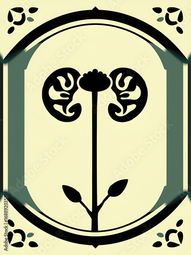 Ewing sarcoma glyph icon