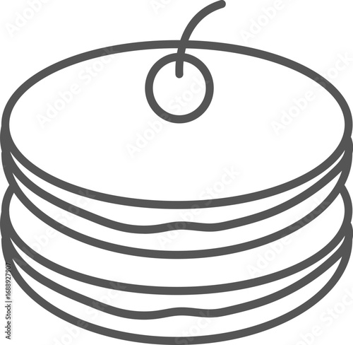 귀여운 디저트 푸드 아이콘 60종 세트 | Food Icons Bundle (SVG, PNG, AI) | Line Icons for Commercial Use, Instant Download
