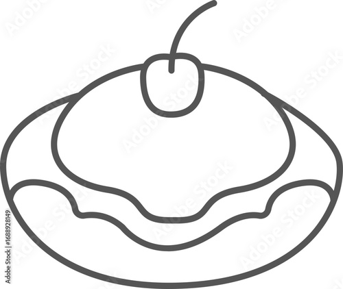 귀여운 디저트 푸드 아이콘 60종 세트 | Food Icons Bundle (SVG, PNG, AI) | Line Icons for Commercial Use, Instant Download
