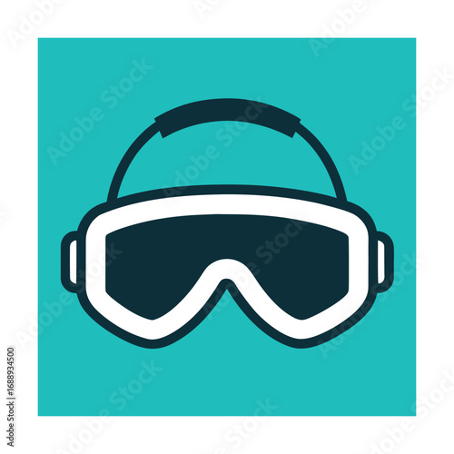Goggle icon sports