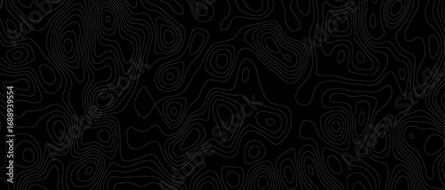 Complex maze-inspired design with expressive black and white line artistry. Design illustration for wall art, fabric, packaging, web, banner, wallpaper.