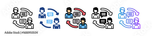 Communication multiple icon