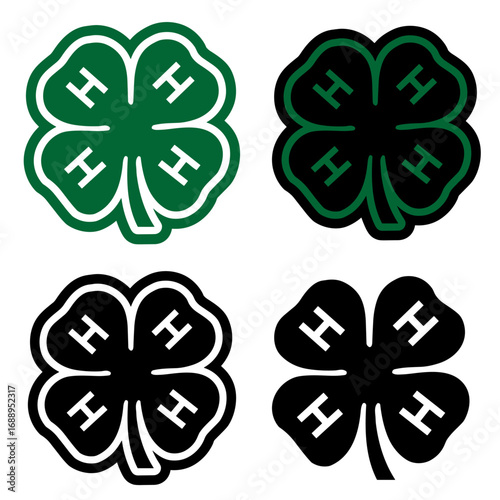 4H clover logo