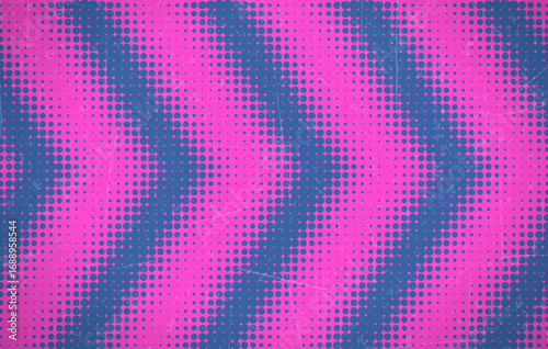 Grunge halftone gradient background. Faded grit noise texture. Colorful wallpaper. Retro pixelated backdrop. Anime or manga style comic overlay. Vector graphic design textured Grunge scratch template.