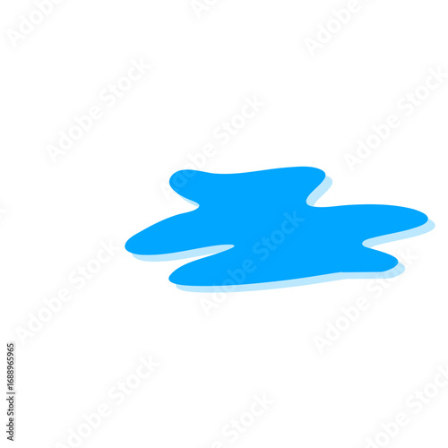 Teardrop and puddle vector