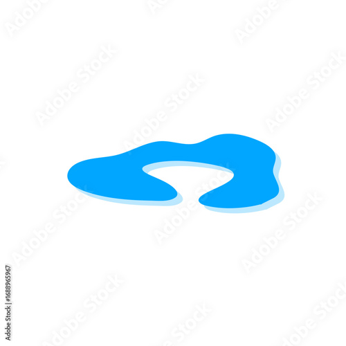 Teardrop and puddle vector