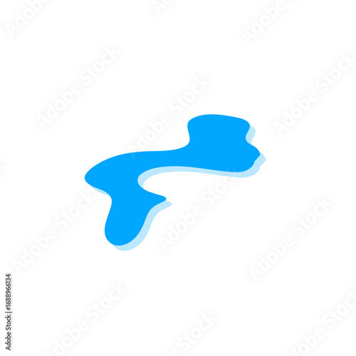 Teardrop and puddle vector