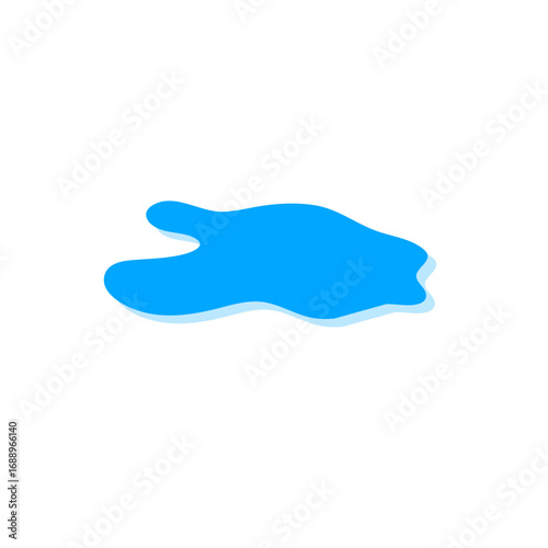 Teardrop and puddle vector