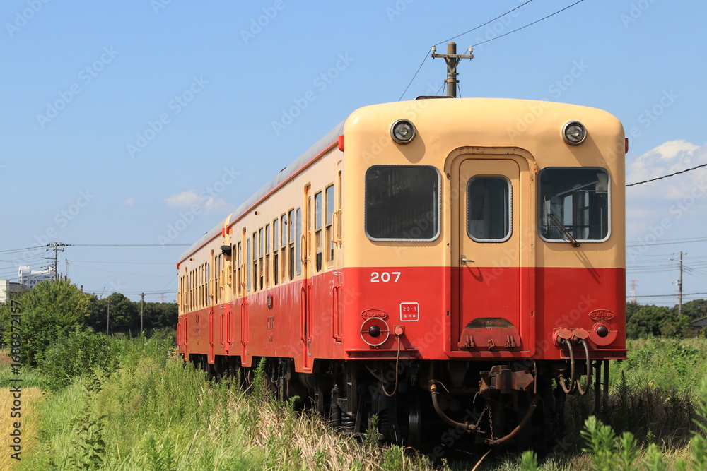 Naklejka premium 小湊鉄道 キハ200