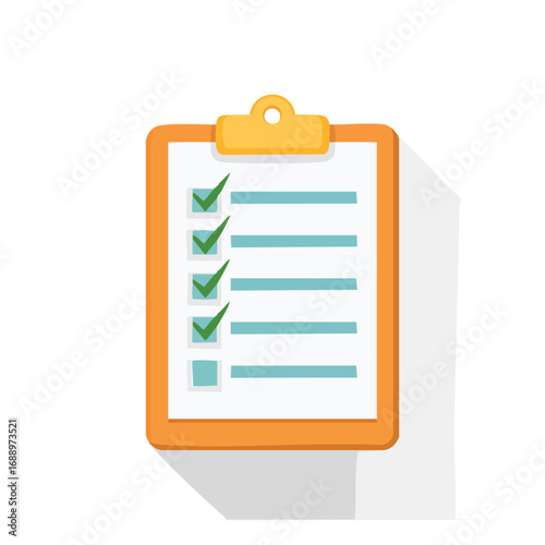 To-Do List Clipboard Symbol - AI Generated