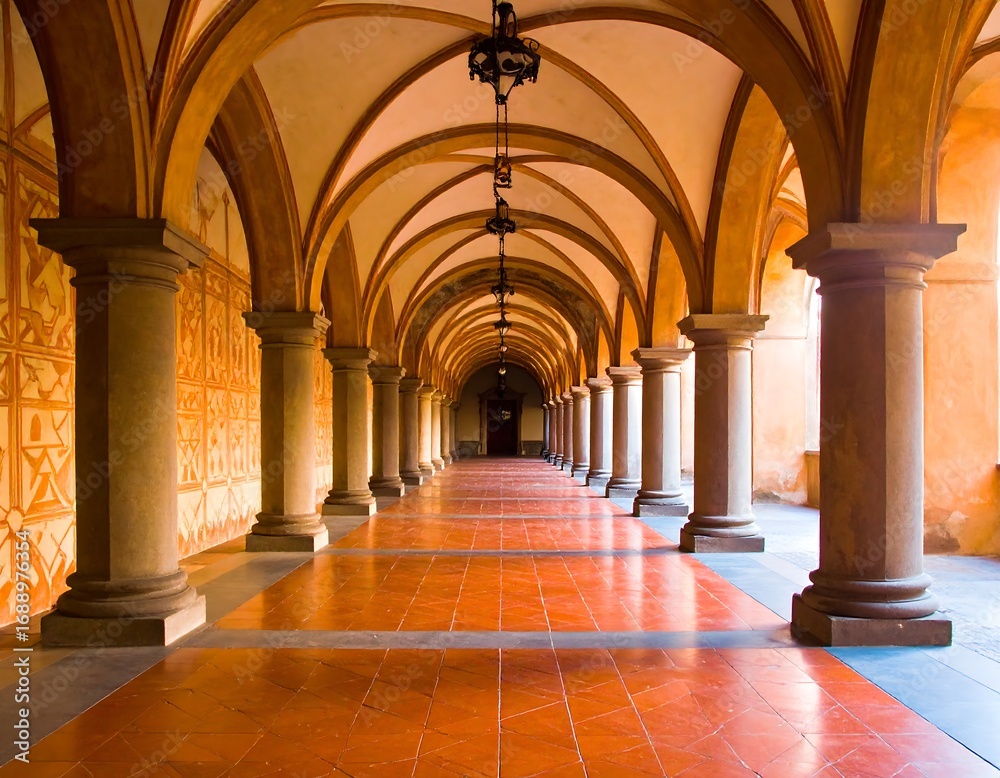 Obraz premium Grand arched colonnade