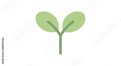The Gentle Unfurling of a Tiny Seedling Representing Growth and New Beginnings in Nature's Cycle of Life and Renewal