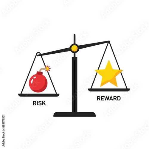 vector illustration of a scale