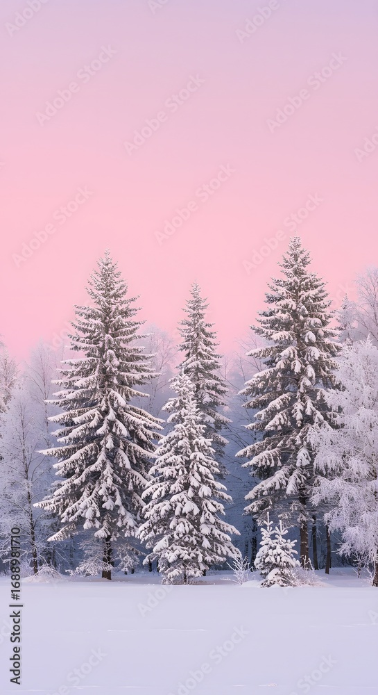 Obraz premium Serene Winter Morning