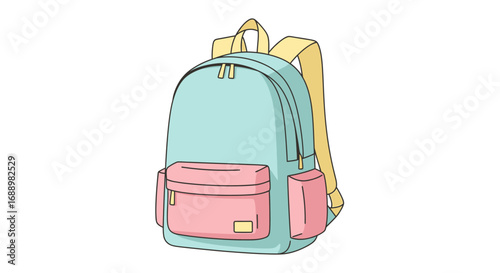 A charming and functional backpack for everyday adventures and school days perfect for carrying essentials