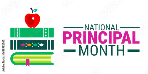 principal month background, banner, card or poster design template is observed every year during October, to raise awareness about the mission. Vector illustration.