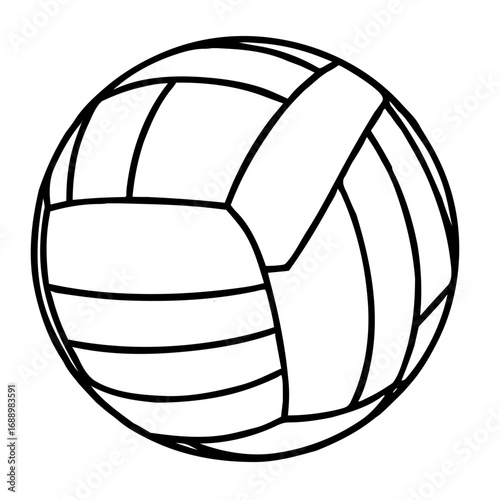 volleyball ball vector illustration
