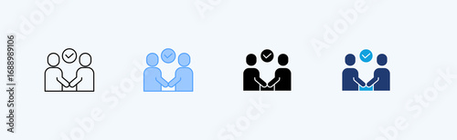 Reliance Multiple Icon Illustration Vector