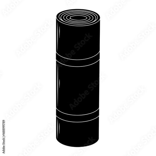 black  yoga mattress