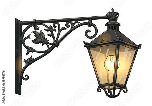 old street lamp