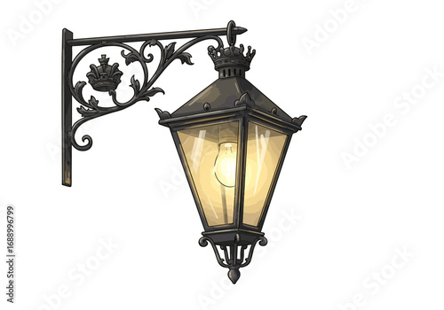 vintage street lamp