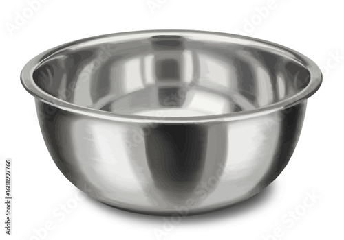 metal colander isolated on white