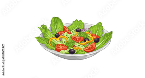 salad with tomatoes