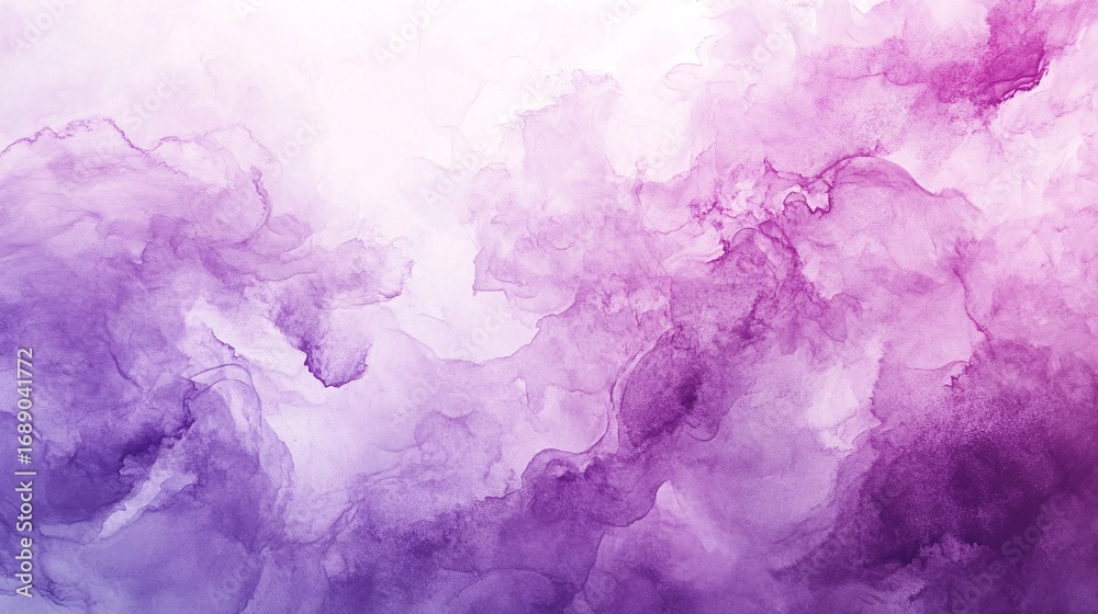Fototapeta premium high-resolution soft watercolor background of smooth pastel watercolor paper in soft lilac, backlit pastel mood, glossy watercolor finish