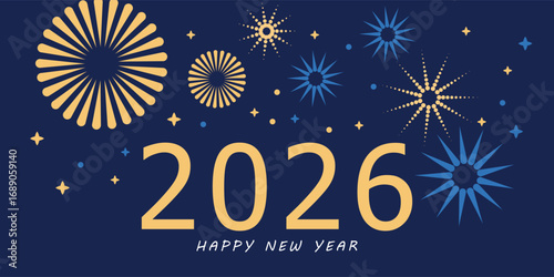 Happy New Year 2026 Designs. Elegant and beautiful poster designs