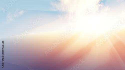 Dreamy abstract background of sunrise