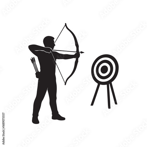 an archer silhouette